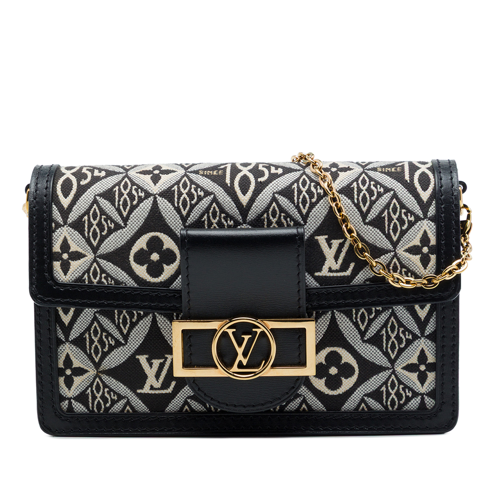 Pre-Loved Louis Vuitton Monogram Jacquard Since 1854 Dauphine Chain Wallet